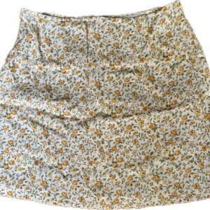 Reformation Floral Mini Skirt